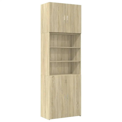 Tall cabinet Sonoma oak 80×42.5×249 cm – Plenty of storage space &amp; modern design